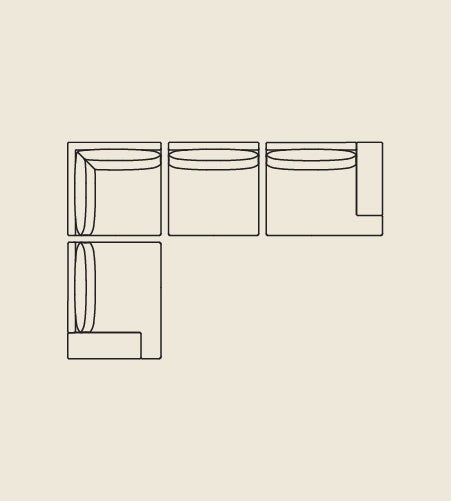 4 Seater Modular Corner Sofa