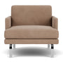 Ernest Armchair - Aulla Caramel Textured Weave