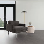 Danny Steel Grey Textured Weave