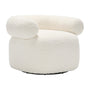 Huggy Swivel Armchair - Montauk Off-White