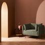 Memphis Armchair - Olive Moss