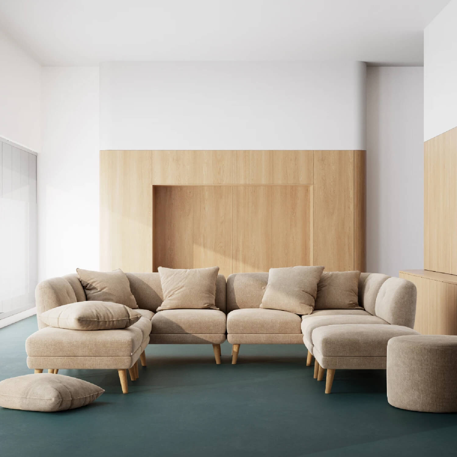 Alfred Modular Sofa styled image 1