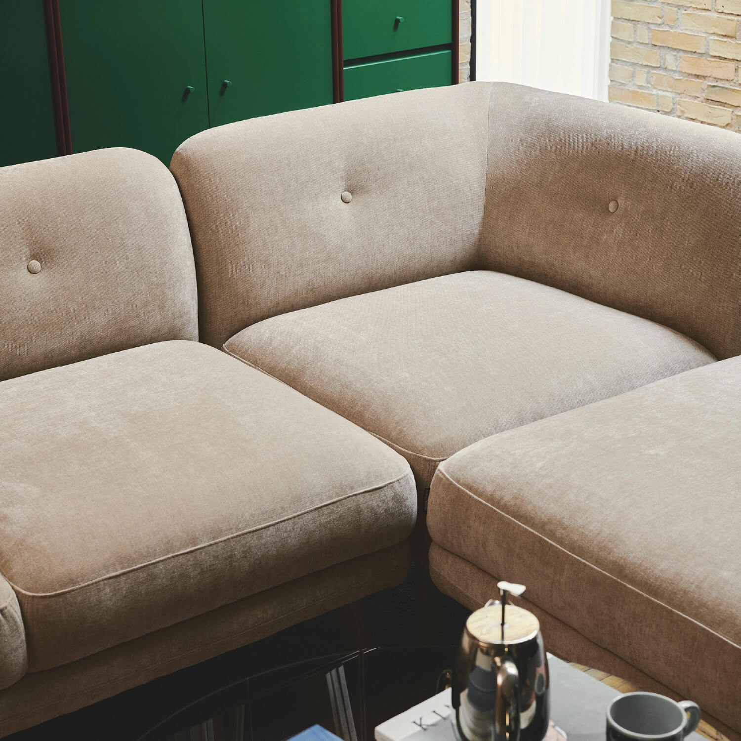 Alfred Modular Sofa styled image 3