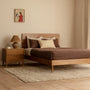 Marlo Double Bed - Oak