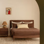 Marlo Double Bed - Walnut