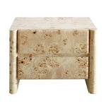 Valentina Burlwood Bedside Table