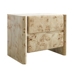 Valentina Burlwood Bedside Table