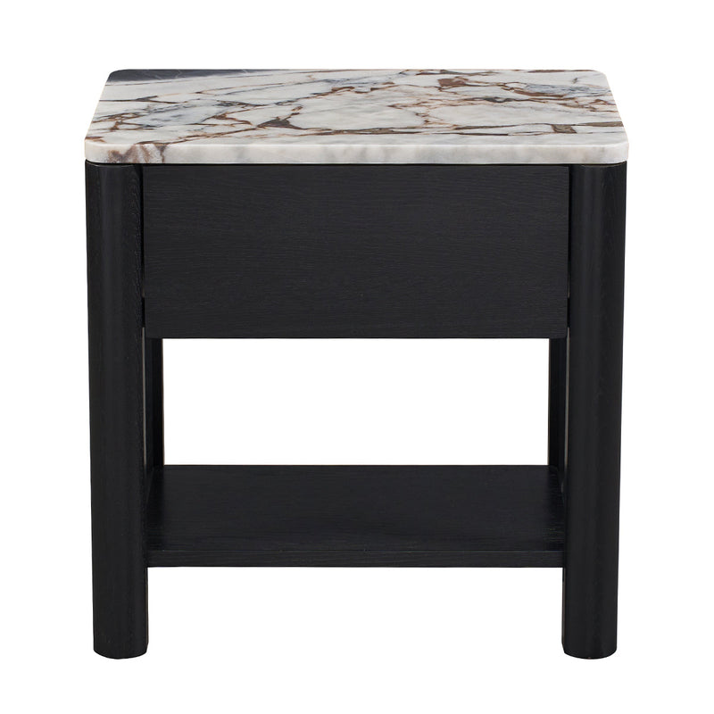 Ocean Storm Marble / Black Oak