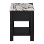 Ocean Storm Marble / Black Oak