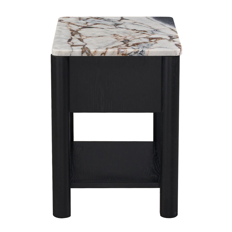 Ocean Storm Marble / Black Oak