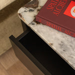 Ocean Storm Marble / Black Oak