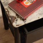 Ocean Storm Marble / Black Oak