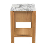Arabescato Carrara Marble / Oak