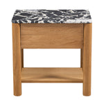 Black Calacatta Viola Marble / Oak