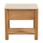 Travertine / Oak