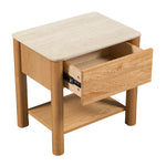 Travertine / Oak