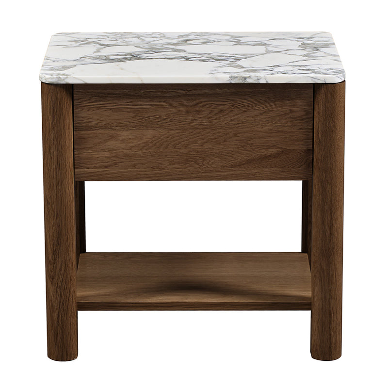 Arabescato Carrara Marble / Walnut
