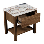 Ocean Storm Marble / Walnut