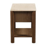Travertine / Walnut
