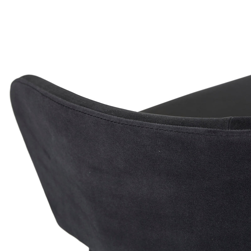 Asher Velvet Bar Stool (65cm)