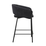 Asher Velvet Bar Stool (65cm)
