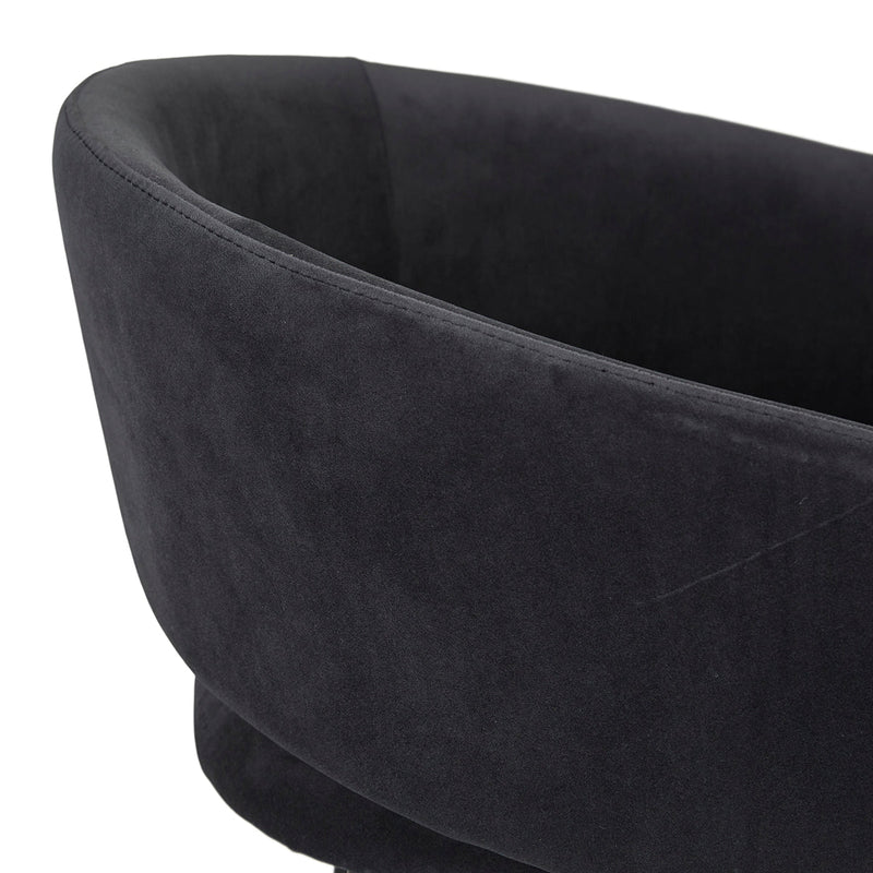 Asher Velvet Bar Stool (65cm)