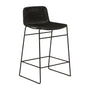 Olivia Rattan Bar Stool - Black