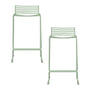 Studio Wire Bar Stool (Set of 2, 65cm) - Sage