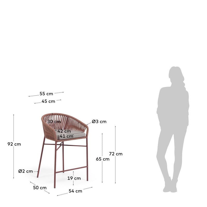 Yanet Alfresco Bar Stool (65cm)