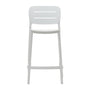 Morella Outdoor Bar Stool - White / 65cm