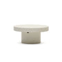 Aiguablava Round Outdoor Coffee Table - White / 90cm Diameter
