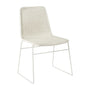 Olivia Rattan Dining Chair - White
