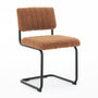 Blake Fabric Dining Chair - Clay Weave / Black