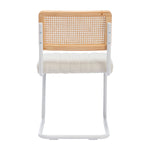 Blake Rattan Boucle Dining Chair
