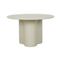 Artie Wave Dining Table - Putty / 125cm Diameter