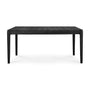 Bok Rectangle Outdoor Dining Table - Teak Black / 162cm
