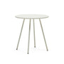 Montjoi Round Outdoor Dining Table - White / 70cm