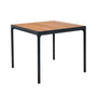 Four Square Outdoor Table - Bamboo / Black / 90cm
