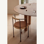 Walnut / 150cm Diameter