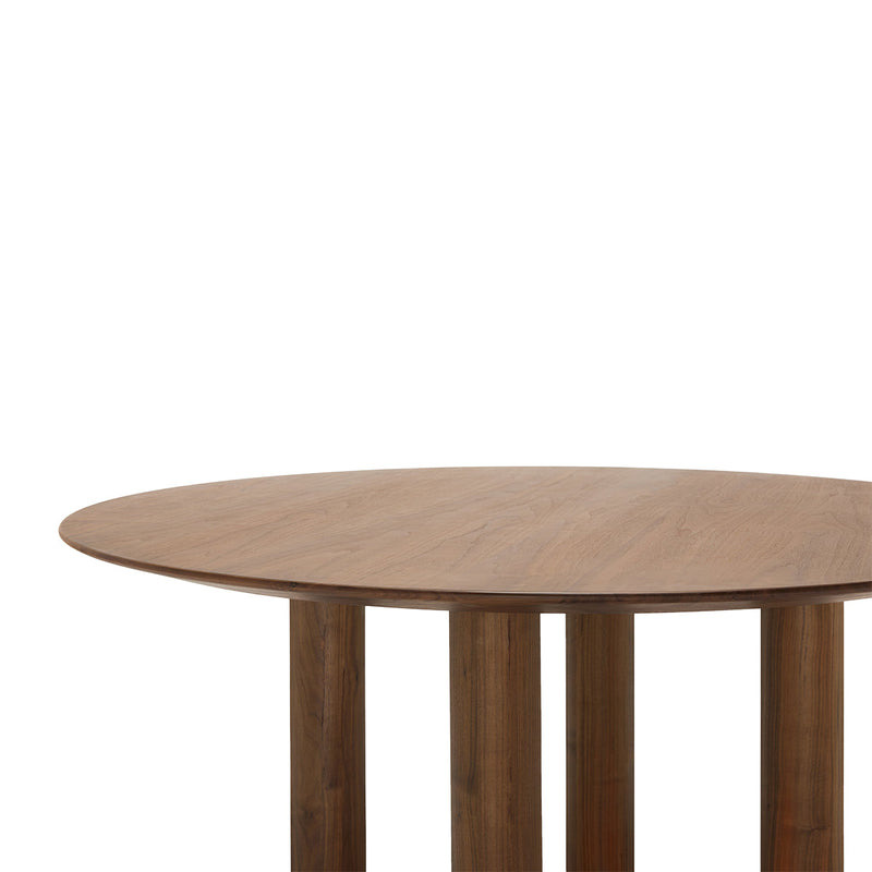 Walnut / 150cm Diameter