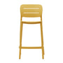 Morella Outdoor Bar Stool - Mustard / 65cm