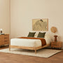 Luna Timber Queen Bed Frame - Oak