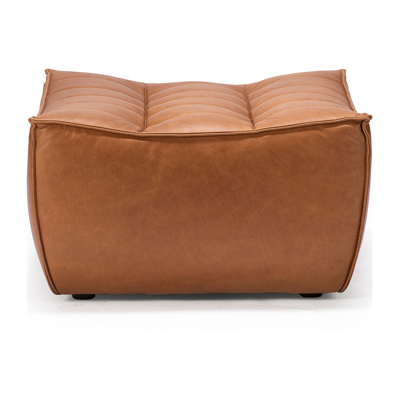 N701 Leather Ottoman