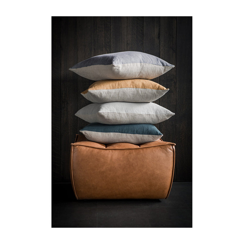 N701 Leather Ottoman