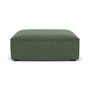Daphne Fabric Extra Large Footrest - Dark Green