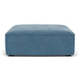 Daphne Velvet Extra Large Footrest - Velour Lux Shadow Blue