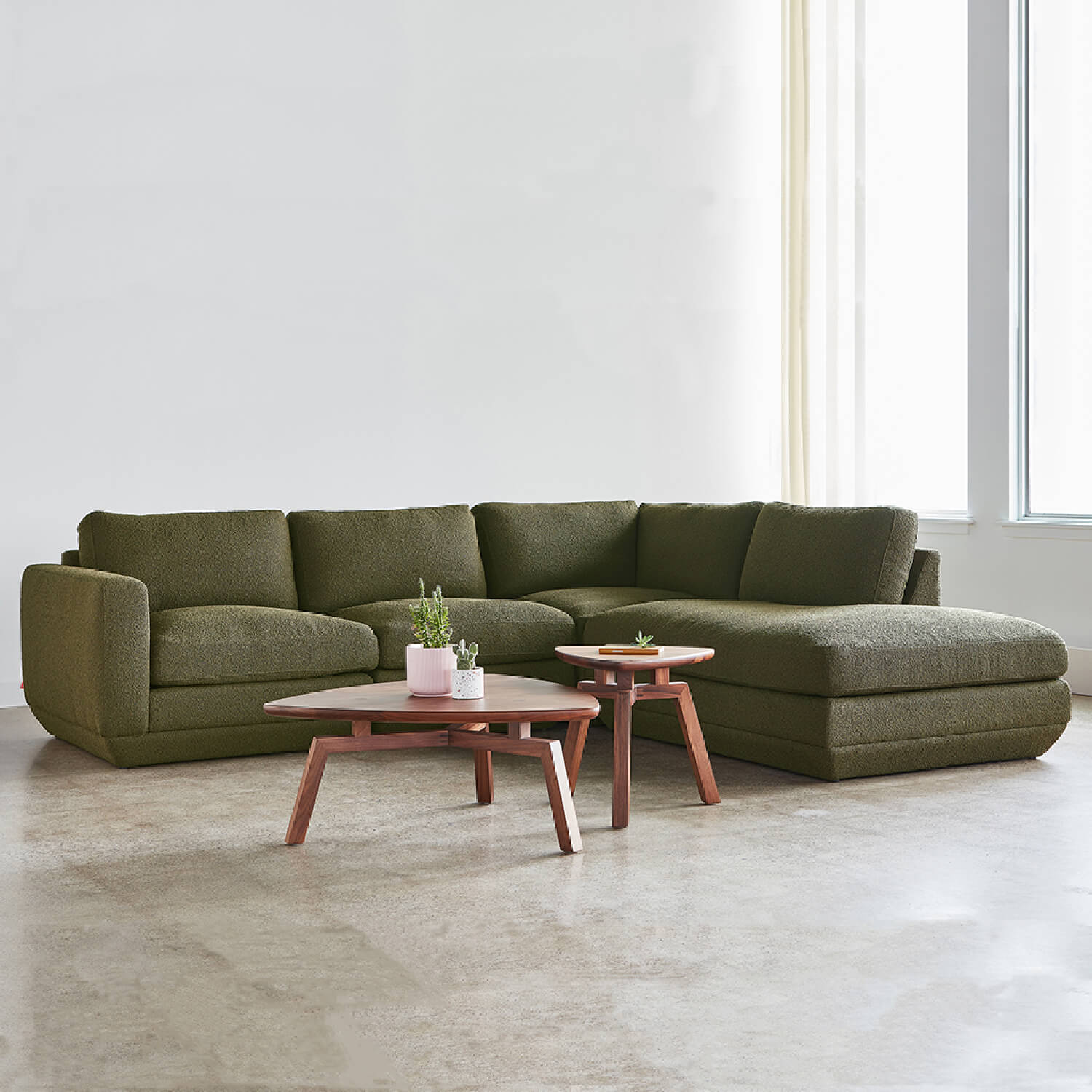 Podium Modular Sofa styled image 1