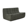 N701 Eco Fabric 2 Seater Sofa - Moss