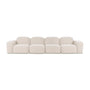 Muse 4 Seat Sofa - Bronte Whipped Cream
