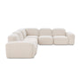 Muse 5 Piece Modular Sofa - Bronte Whipped Cream